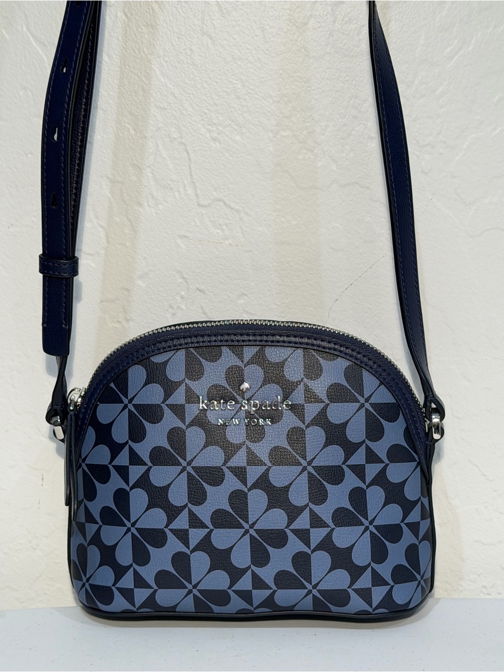 Kate Spade Hollie Spade Clover Geo Dome Crossbody Bag